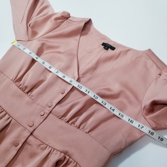 J. Crew Button Front A-Line Midi Dress - Picture 5 of 13